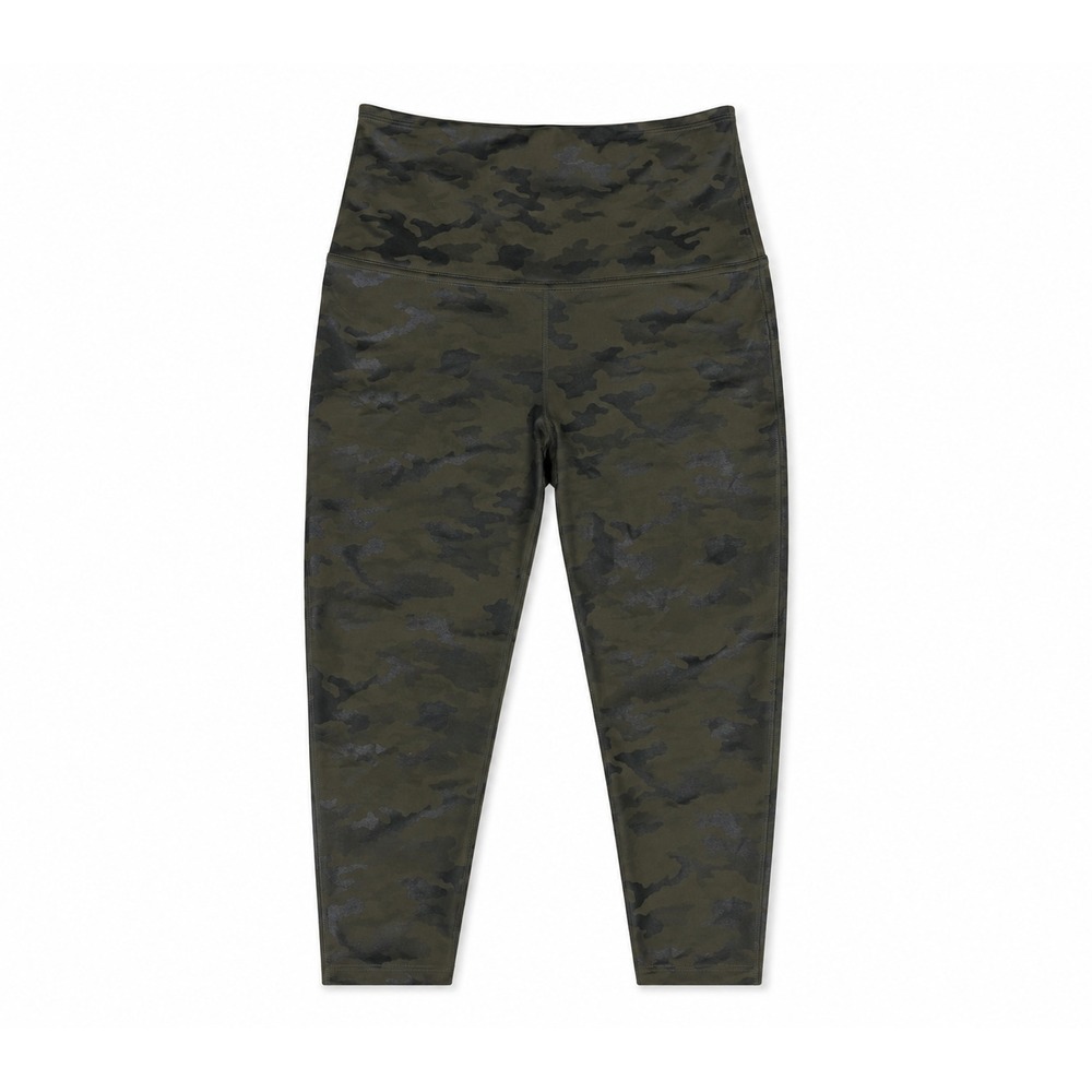 SPANX High Rise Leggings Look At Me Now Black Camo Size XL sculpting full length